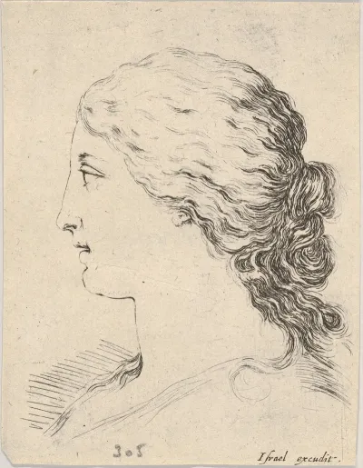 Plate 14 Head Of A Woman