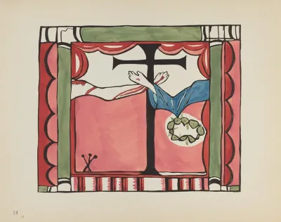 Plate 14 Main Altarpiece Chimayo From Portfolio Spanish Colonial Designs Of New Mexico