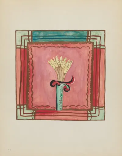 Plate 16 Altar Panel From Portfolio Spanish Colonial Designs Of New Mexico