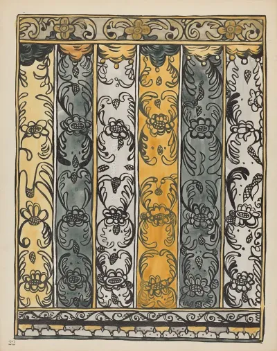 Plate 22 Wall Decoration Laguna From Portfolio Spanish Colonial Designs Of New Mexico 2