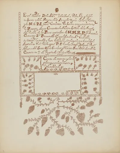 Plate 3 Pecos Book Of Visitations From Portfolio Spanish Colonial Designs Of New Mexico 5