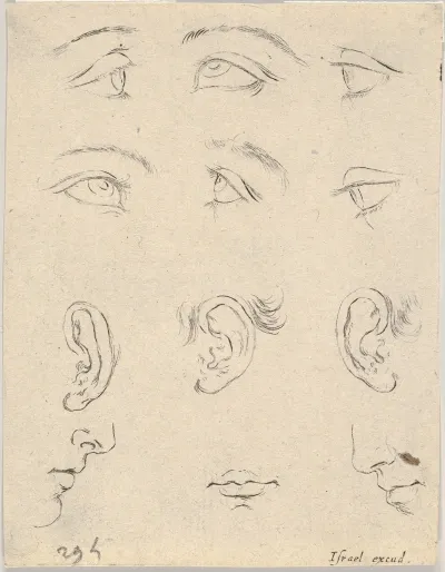 Plate 3 Six Eyes Three Ears Two Profiles And A Mouth