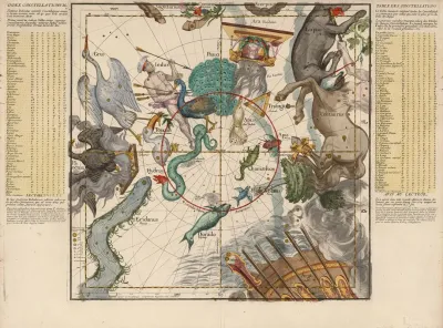 Plate 6 Centaurus Indus Chamaeleon And Other Constellations