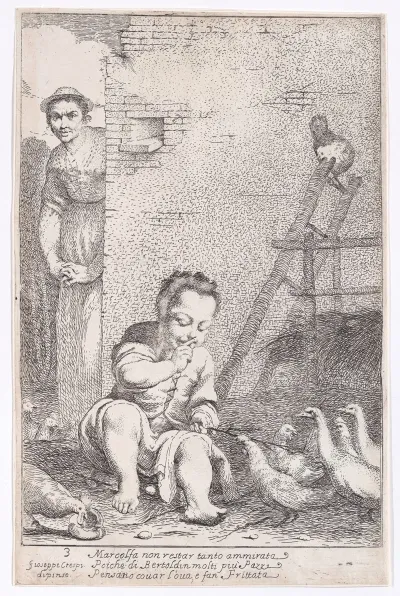 Plate 9 Marcolfa Finds Bertoldino Hatching Eggs