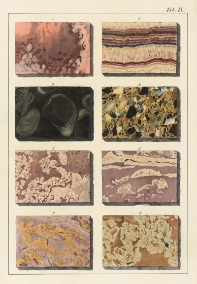 Plate Ix Carbonates Of Lime Marble