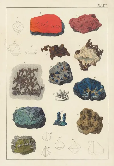 Plate Xv Mercury Quicksilver Copper Ore