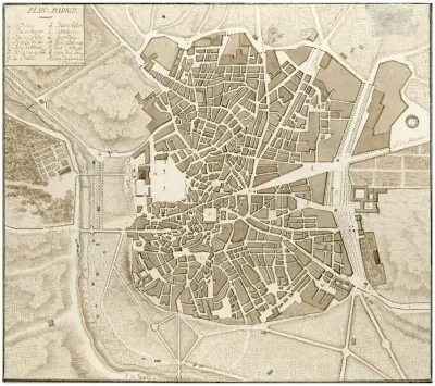 Plattegrond Van Madrid