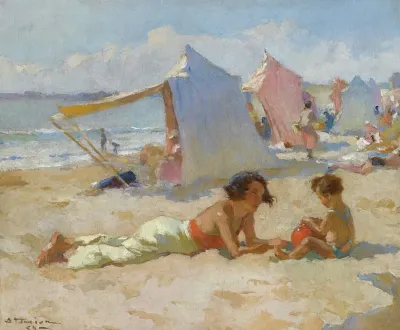 Playing On The Beach 3