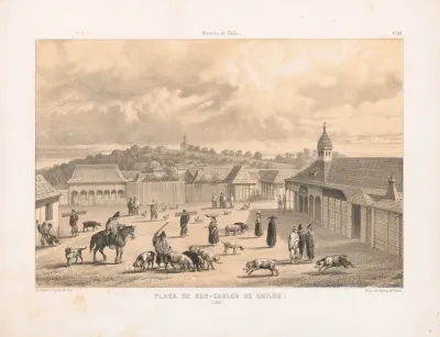 Plaza De San Carlos De Chiloe 1835