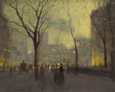 Plaza Hotel In The Rain
