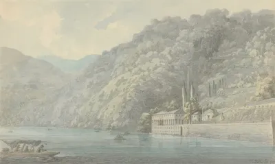 Plinys Villa Belonging To The Marquis Canarizi Near Como