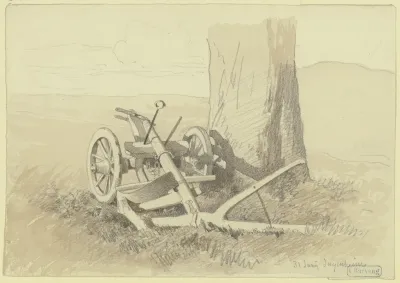 Plough Underneath A Tree