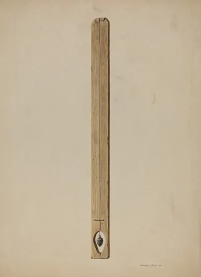 Plumb Line And Board