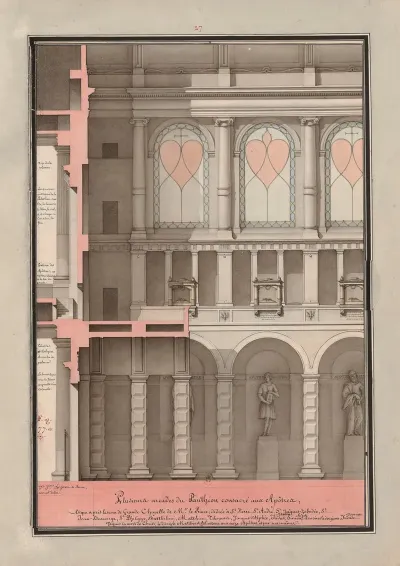 Plusieurs Arcades Du Pantheon Consacre Aux Apotres