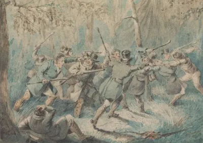 Poachers Surprised
