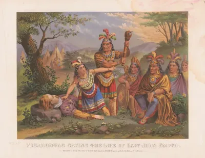 Pocahontas Saving The Life Of Capt John Smith