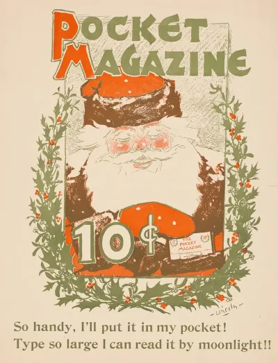 Pocket Magazine So Handy Ill Put It In My Pocket Type So Large I Can Read It By Moonlight