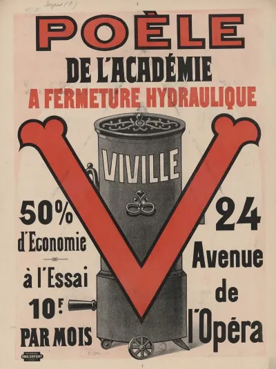 Poele De Lacademie A Fermeture Hydraulique Viville 24 Avenue De Lopera Paris