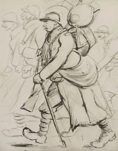 Poilu De Profil