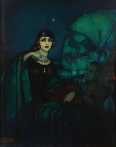Pola Negri Y Rudolph Valentino