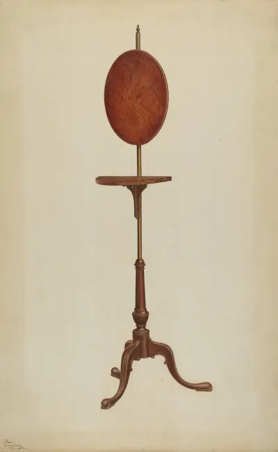 Pole Screen And Candlestand 3