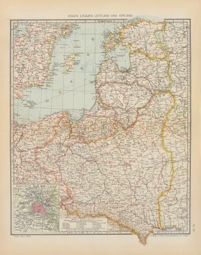 Polen Litauen Lettland Und Estland