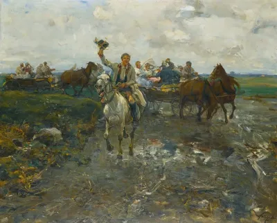 Polish Wedding Procession