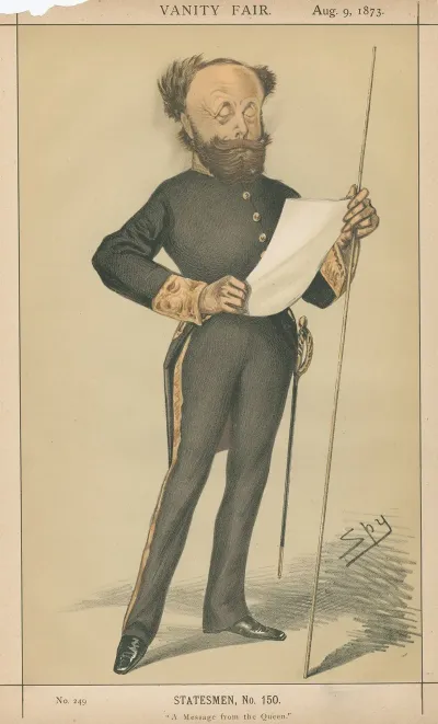Politicians A Message From The Queen The Rt Hon Lord Otho Augustus Fitzgerald August 9 1873