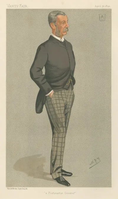 Politicians A Postmaster General Sir James Fergusson April 30 1892 2