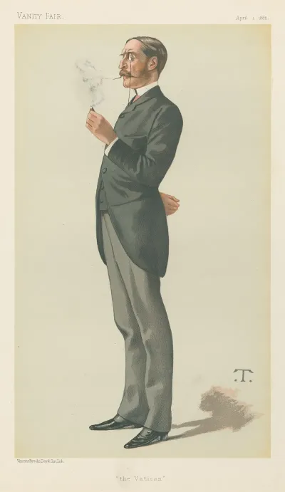 Politicians A Postmaster General Sir James Fergusson April 30 1892