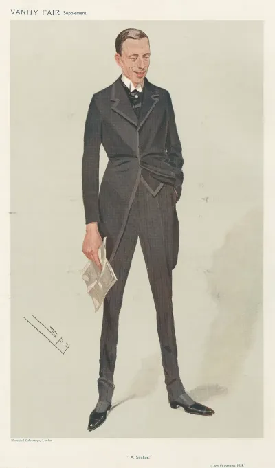 Politicians A Sticker Earl Winterton 16 September 1908