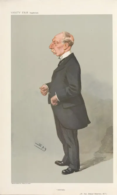 Politicians Admiralty The Rt Hon Edmund Robertson 12 June 1907