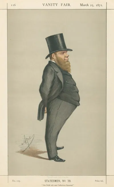 Politicians An Irish Wit And Solicitor General Mr Richard Dowse March 25 1871