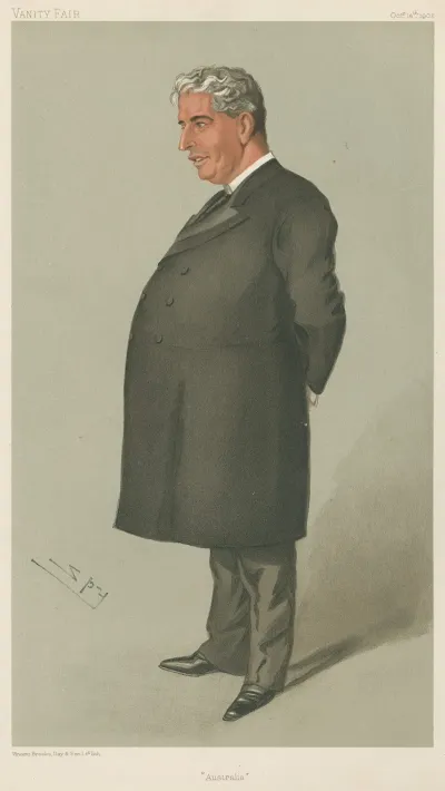 Politicians Australia Sir Edmund Barton October 16 1902