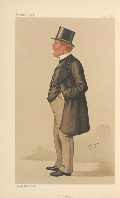 Politicians Barnstaple Mr George Pitt Lewis 28 May 1887