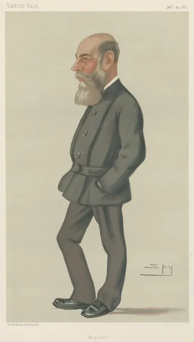 Politicians Boycott Mr Charles Cunningham Boycott January 29 1881