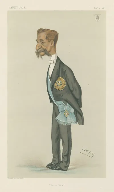 Politicians Burra Dick Sir Richard Temple 15 January 1881