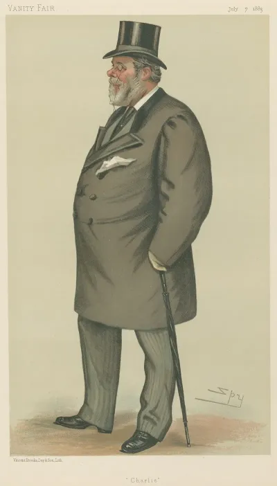 Politicians Charlie The Hon Charles Spencer Bateman Hanbury Kincaid Lennox 7 July 1883