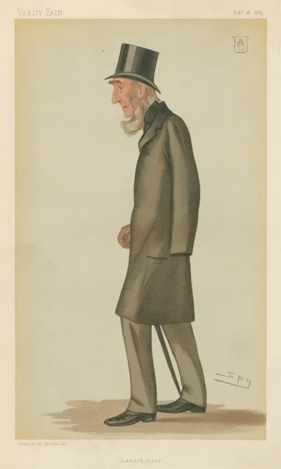 Politicians Lanarkshire Sir Edward Colebrook February 28 1885