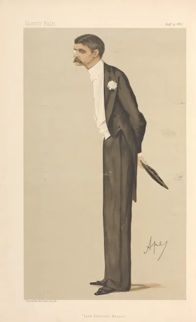 Politicians Lord Salisburys Manners Mr Henry John Brinsley Manners 13 August 1887