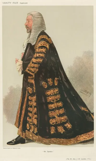 Politicians Mr Speaker The Rt Hon J W Lowther