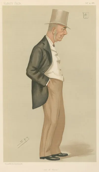 Politicians One Of Those Sir Walter Barttelot Bartte Lot Oct 23 1886