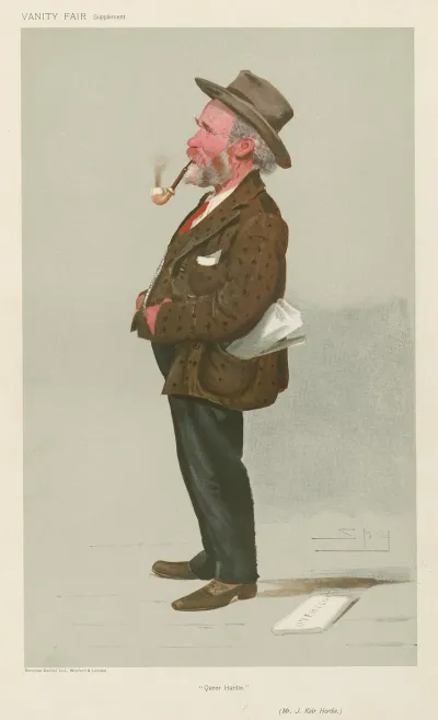 Politicians Queen Hardie Mr J Keir Hardie C 1906