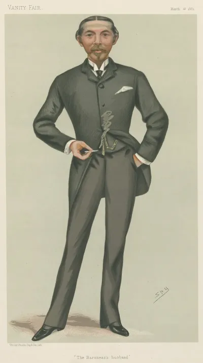 Politicians The Baronesss Husband Mr William Lehman Ashmead Burdett Contts Barlett March 12 1881