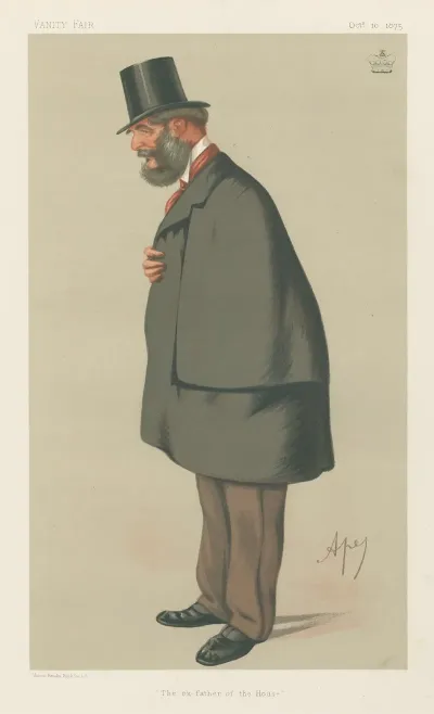 Politicians The Ex Father Of The House Lord Forester October 16 1875