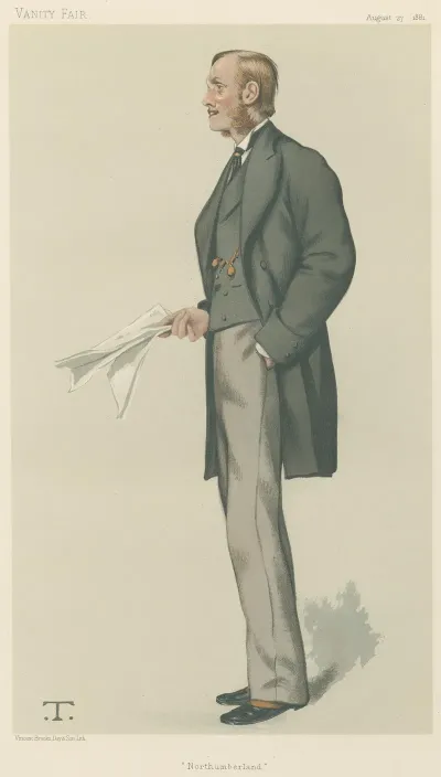 Politicians The Hume Of Percy The Duke Of Northumberland 14 June 1884
