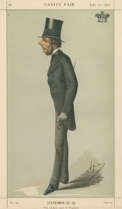 Politicians The Richest Man In England The Marquis Of Westminster 16 July 1870