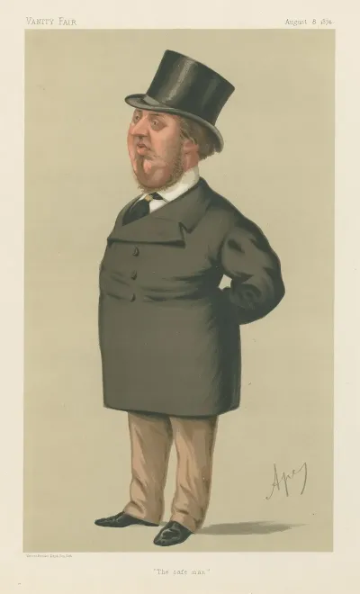 Politicians The Safe Man The Rt Hon George Schlater Booth 8 August 1874