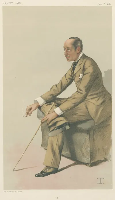 Politicians Vanity Fair B The Marquis Of Blandford June 18 1881