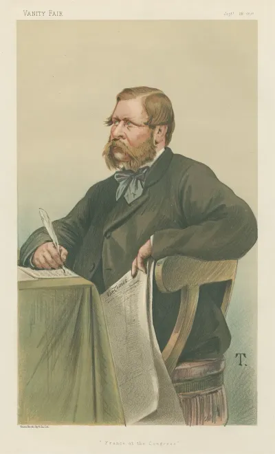Politicians Vanity Fair France At The Congress Mr William Henry Waddington 28 September 1878